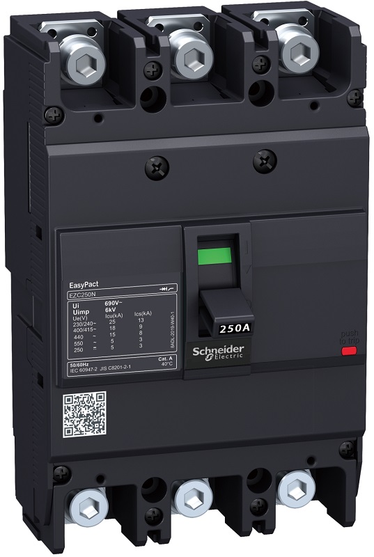 Выключатель автоматический в литом корпусе Schneider Electric EasyPact EZC250F 3п 200А 18кА